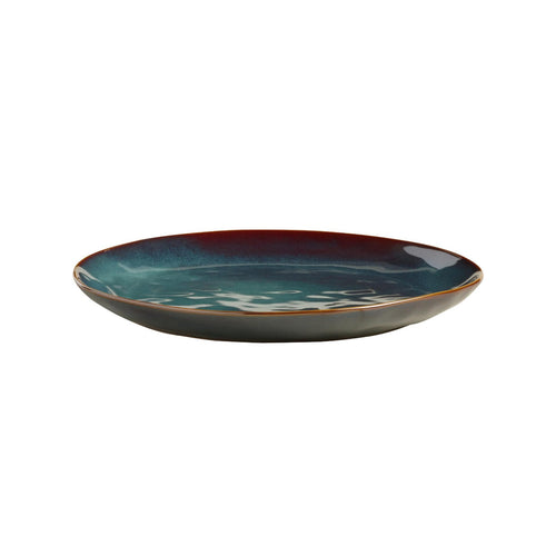Indigo Organic Reactive Glaze Dinner Plates, Set Of 2