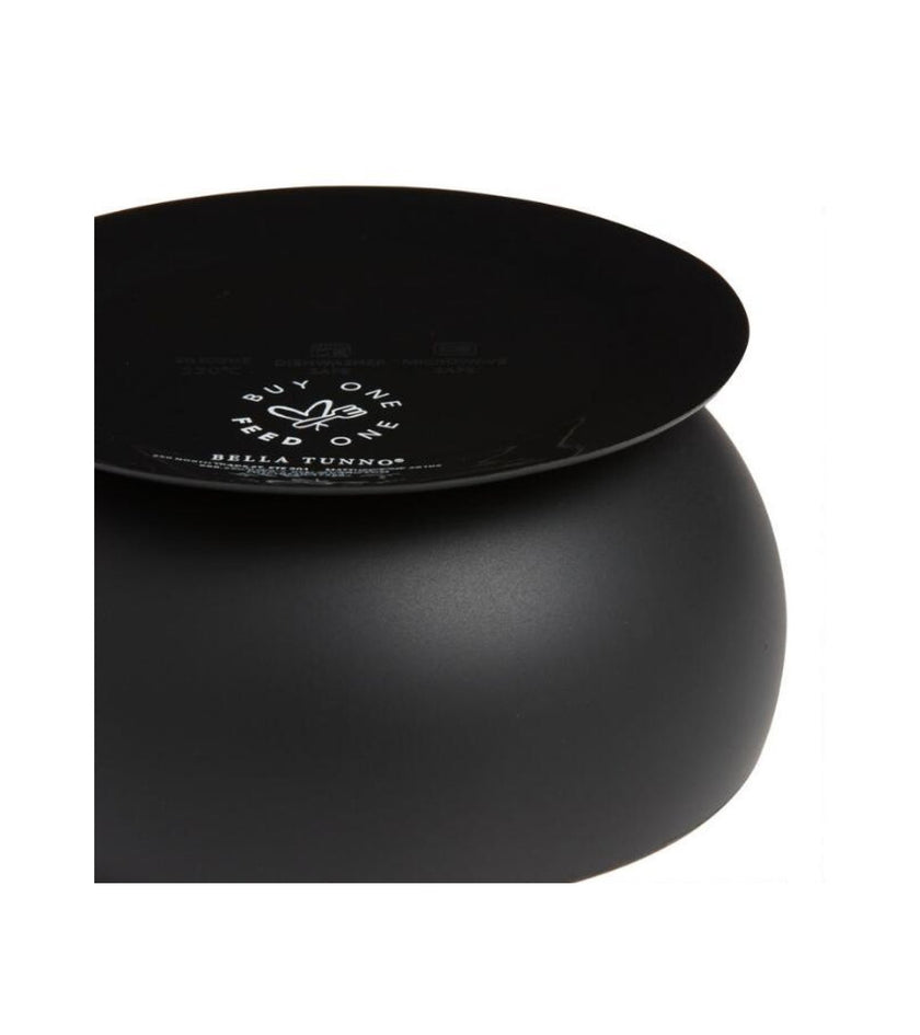 Bella Tunno Black Silicone Got Snacks Kids Bowl