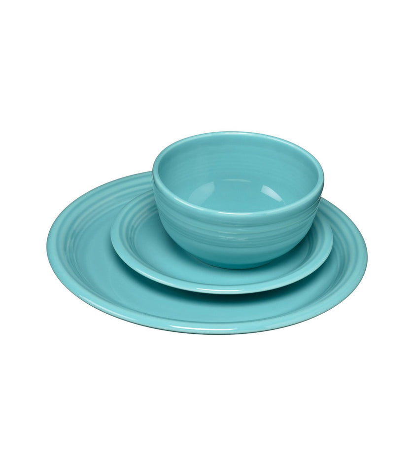 Turquoise Fiesta Bistro Dinner Plate