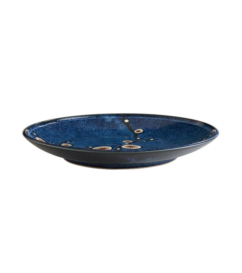 Blue Cherry Blossom Dinner Plates