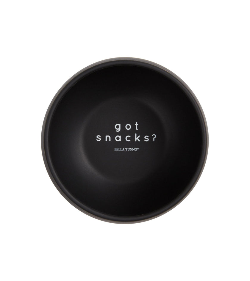 Bella Tunno Black Silicone Got Snacks Kids Bowl